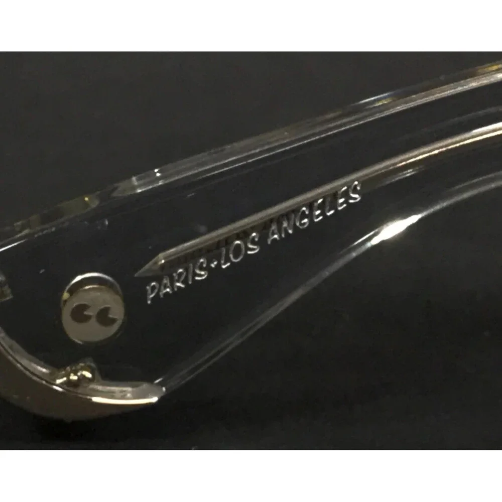 GLCO x Officine Générale Eyeglasses Frames LLG 4837 Transparent Grey 50-20-148